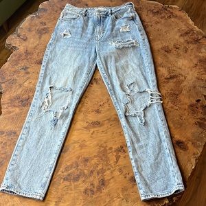 PacSun Jeans, PacSun Denim, Mom jeans, distressed jeans, Y2K jeans, 90’s